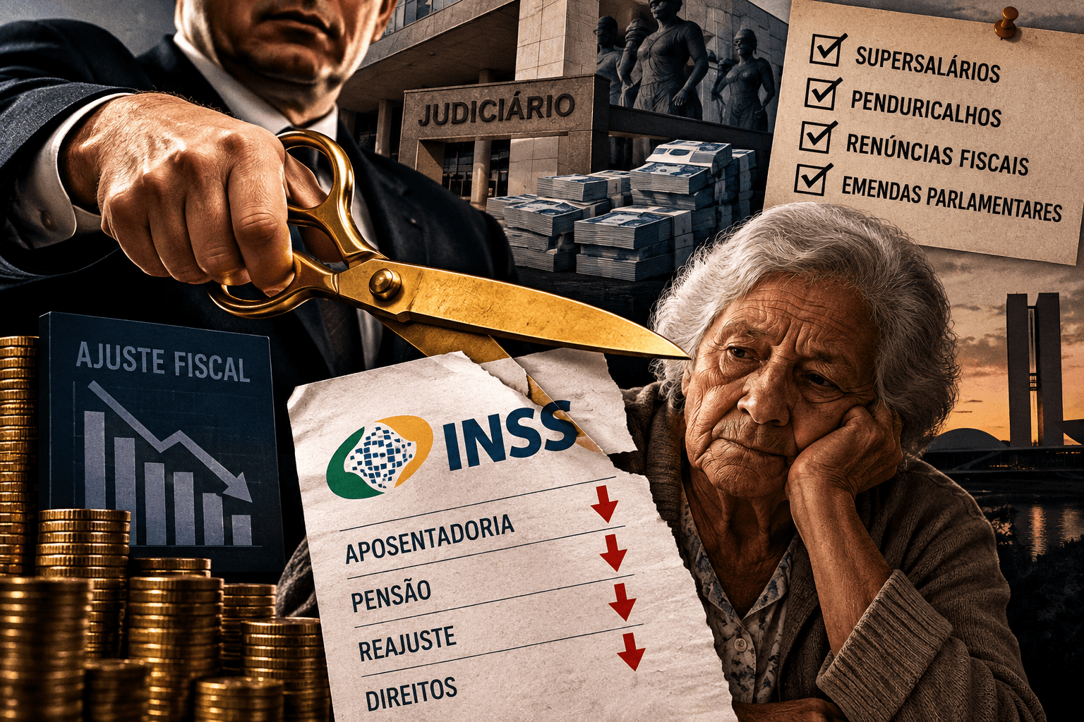 Aposentado na mira do mercado: a crueldade travestida de responsabilidade fiscal