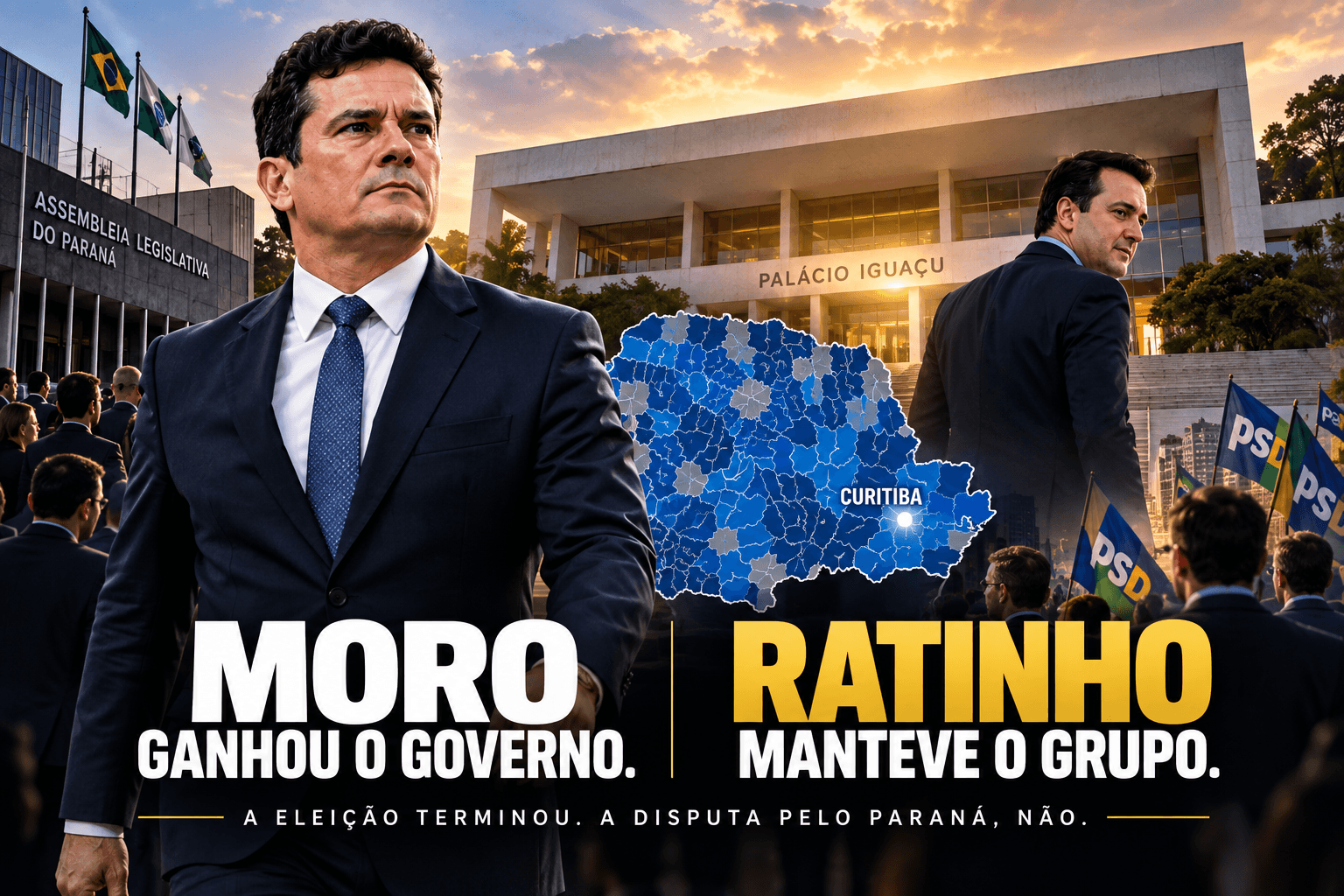 Ratinho entrega o Paraná a Moro, mas deixa um grupo político forte para disputar espaço com o novo governo